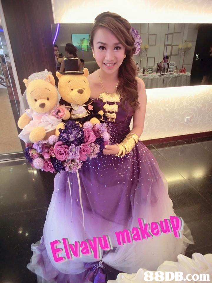 Elvayu makeup,purple,skin,day,flower,girl