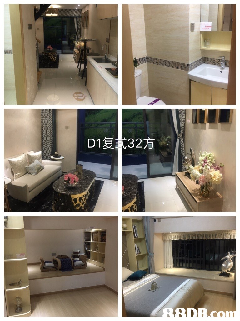 1 D1复貳32方  property,room,furniture,floor,interior design