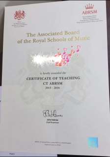ABRSM The Associated Boarc of the Royal Schools of Mrie CERTIFICATE OF TEACHING CT ABRSM,text,font,academic certificate,diploma,paper