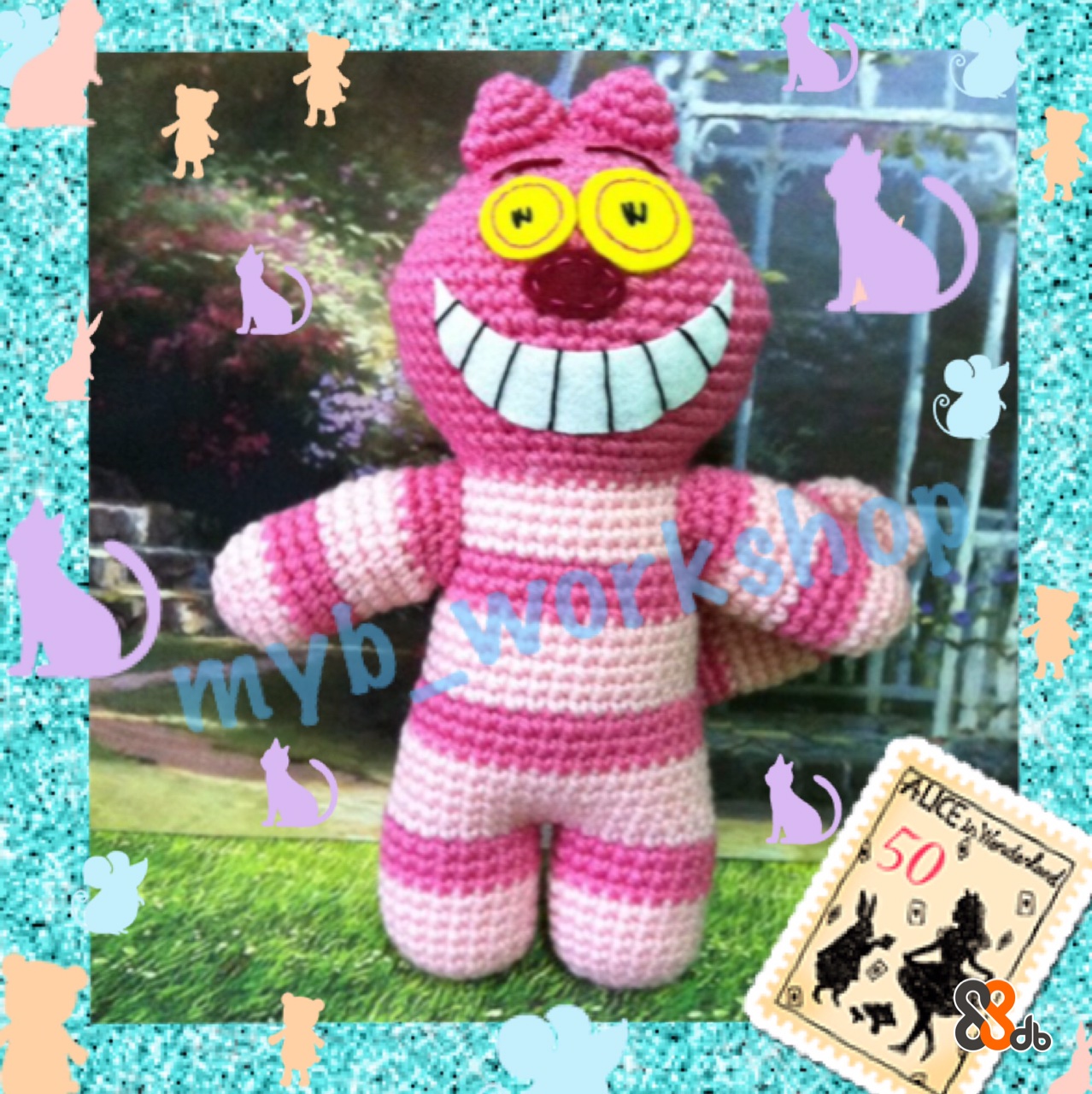  stuffed toy,pink,crochet,toy,plush
