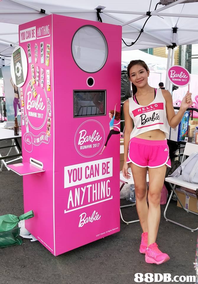 OILANRE RUN HK 2017 HELLO Babe RUN#HK 2017 YOU CAN BE NTHING 88DB.com  pink