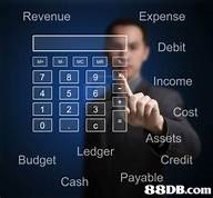 Revenue Expense Debit ncome Cost Assets Ledger Budget Credit Cash Payable   text,technology,multimedia,electronics,font