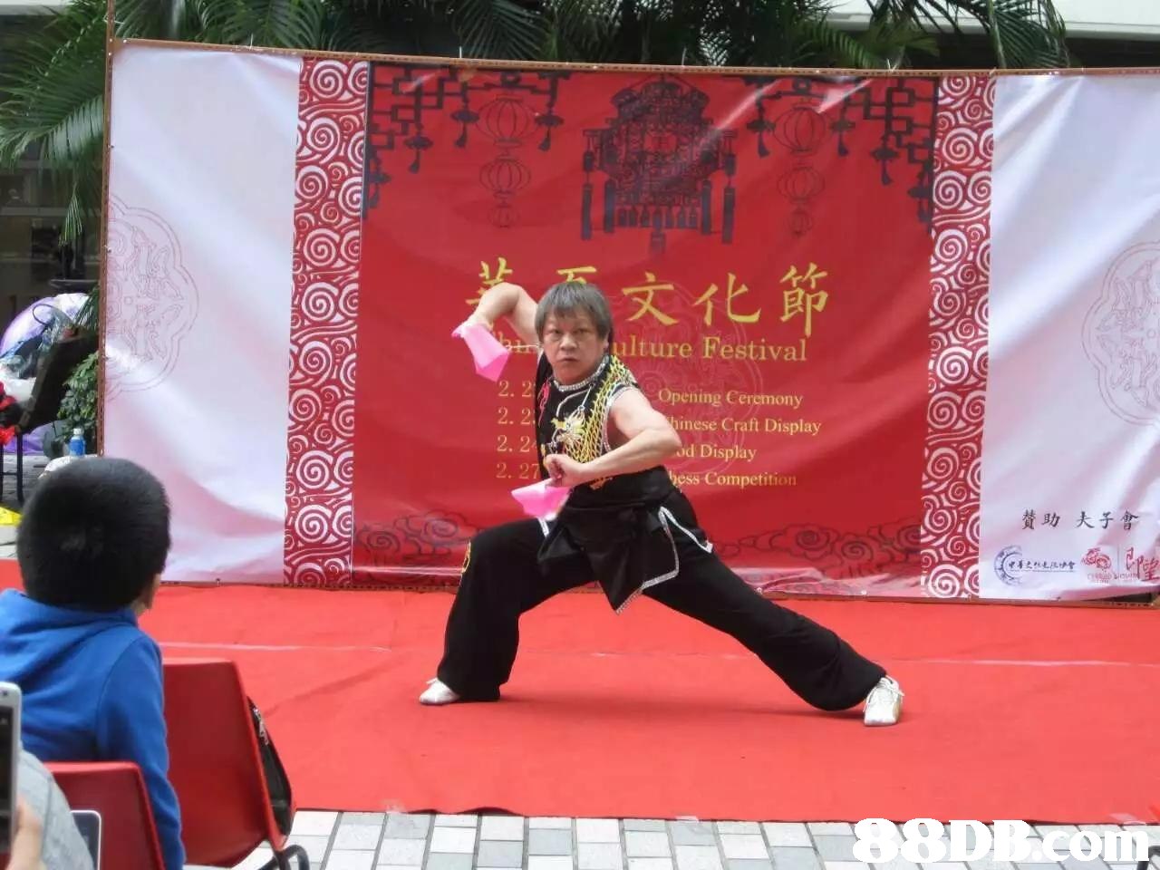 不文化節 ulture Festival Opening Cercmony 2. 2 2. 2 2. 27 binese Craft Display od Display ss Competition] 贊助大于  Kung fu,Kung fu,Martial arts,Wushu,Individual sports