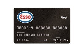Esso Flect 80034 888888 888888 ABC CONPARY LI ITED AB 1234 A 08/10 PYO  Memory card,Debit card,Technology,Credit card,Payment card
