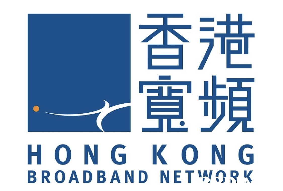 香港 寬頻 HONG KON G BROADBAND NETORK  Text,Font,Line,Logo,