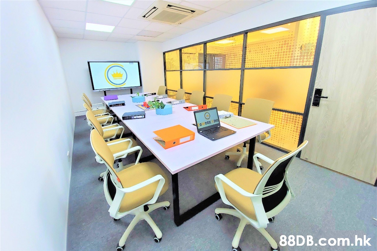 IN .hk,Office,Property,Room,Interior design,Yellow