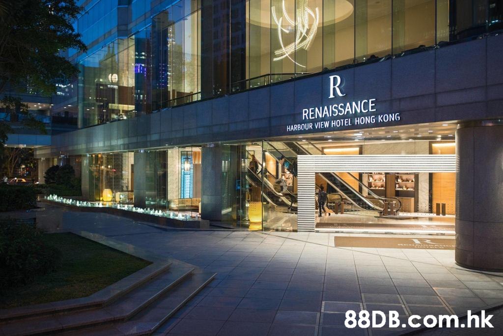 fe RENAISSANCE HARBOUR VIEW HOTEL HONG KONG .hk  Building,Architecture,Facade,Metropolitan area,Condominium