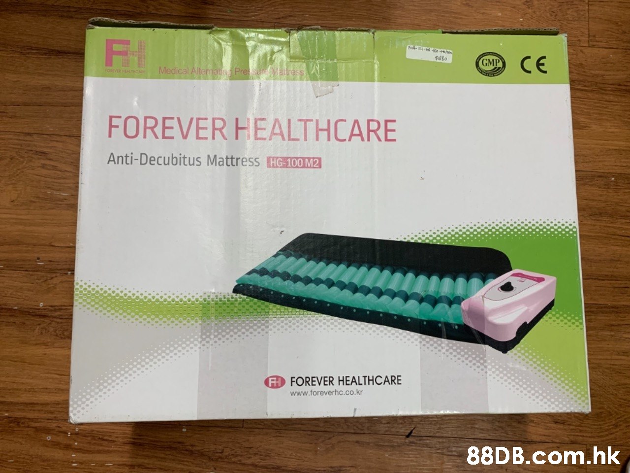 GMP FOREVER HEALTHCARE Anti-Decubitus Mattress HG:100 M2 F FOREVER HEALTHCARE www.foreverhc.co.kr .hk  Text,Technology,Electronic device,