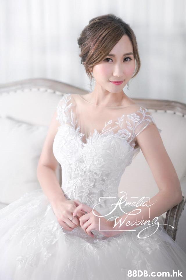 Weading .hk  Dress,White,Wedding dress,Bride,Clothing