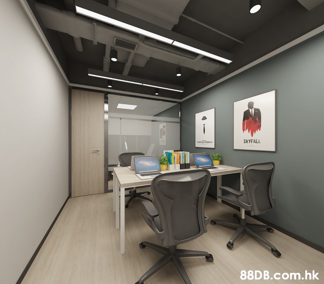SKYFALL .hk  Office chair,Office,Interior design,Ceiling,Building