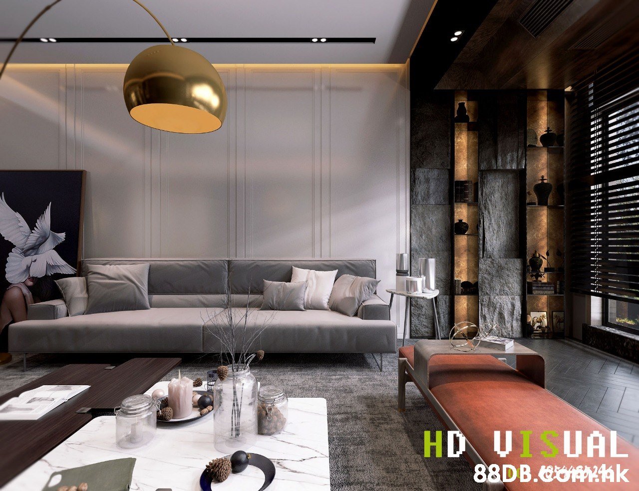 HD UISUAL 88DB.U k  Living room,Interior design,Room,Furniture,Ceiling