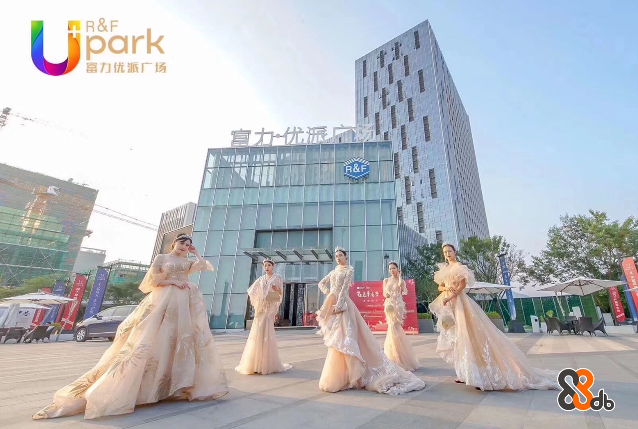 R&F Upark 富力优派广场 R&F  Photograph,Dress,Wedding dress,Event,Fun