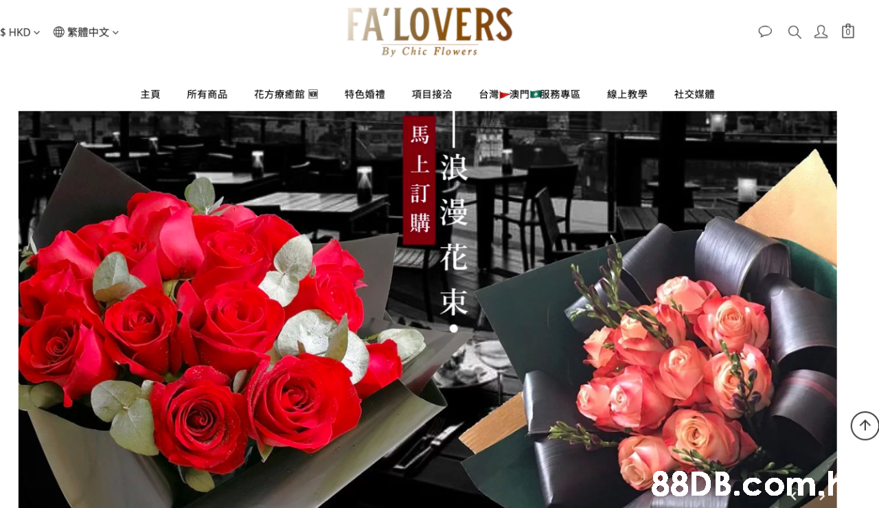Fa Lovers 香港網上花店 花藝零售服務 Hk db Com